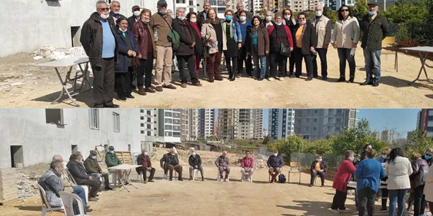 Mezitli Cemevi inşaat alanında Hızır lokmaları pay edildi