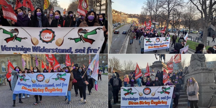 Alevi kadınlar Stuttgart’ta alandaydı