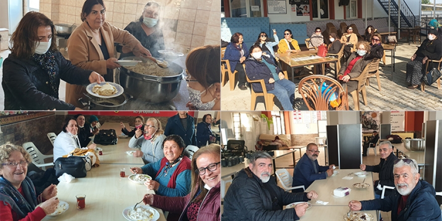 Didim Cemevinde her hafta bir yörenin geleneksel yemeği yapılıp paylaşılıyor