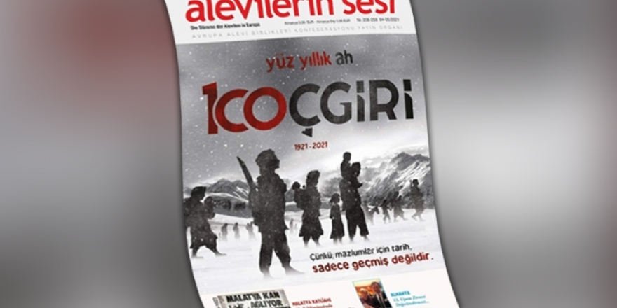 Alevilerin Sesi dergisinin yeni sayısı çıktı: ‘Yüz yıllık ah Koçgiri’