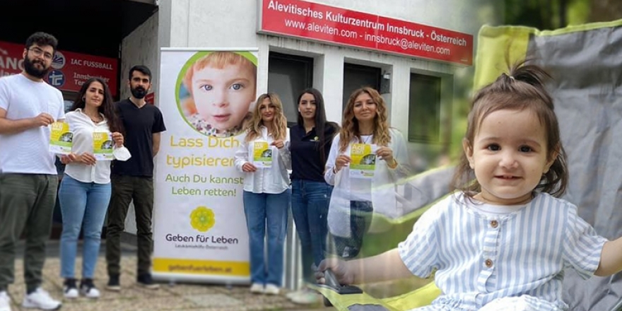 21 aylık Pia için Innsbruck Alevi Kültür Merkezi’nde doku tiplemesi yapıldı