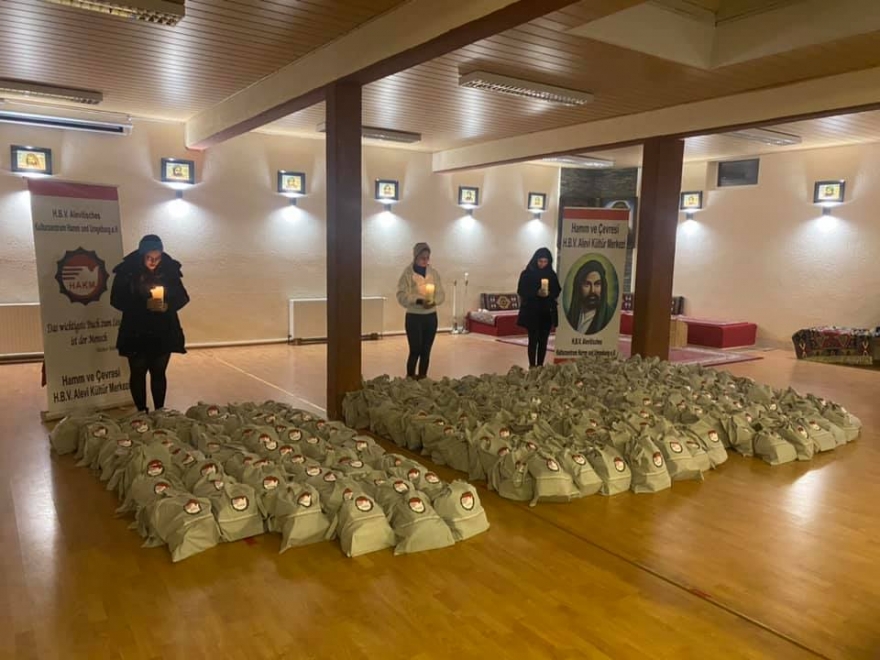 Almanya’da Hamm Cemevi 300 aileye Hızır lokması dağıttı