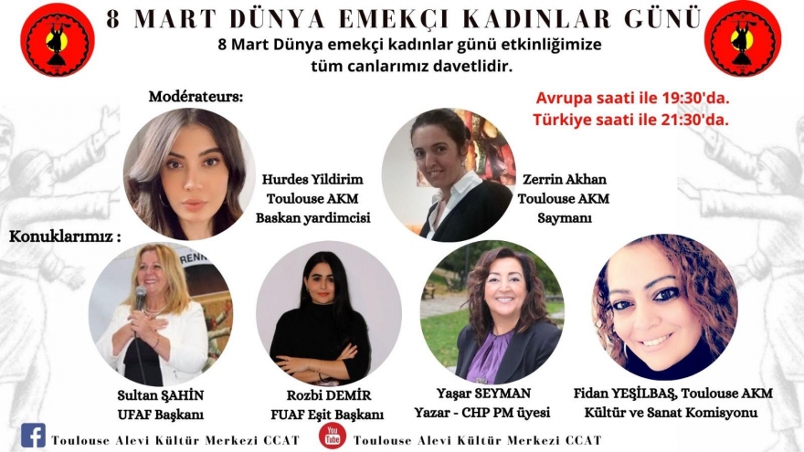 Alevi Kadınlar, Fransa’da 8 Mart’a hazır