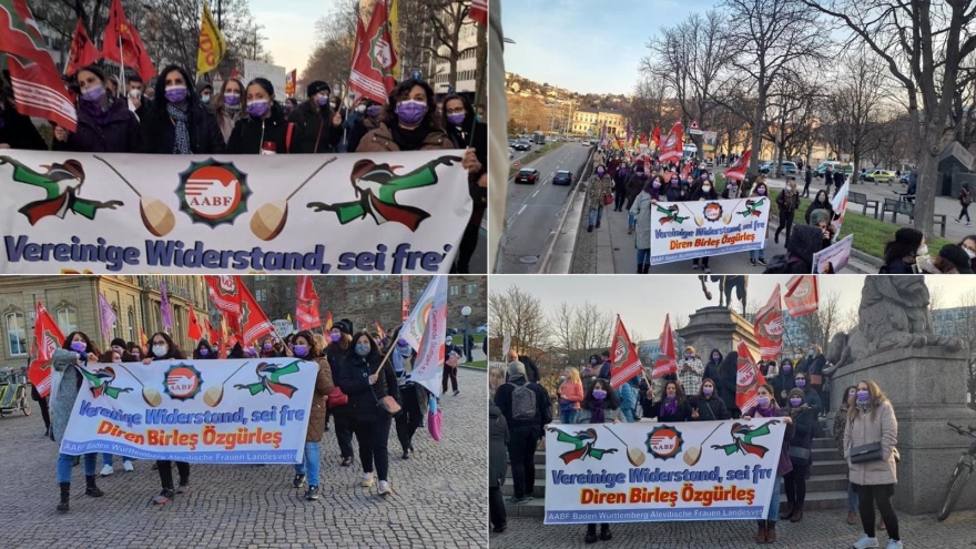 Alevi kadınlar Stuttgart’ta alandaydı