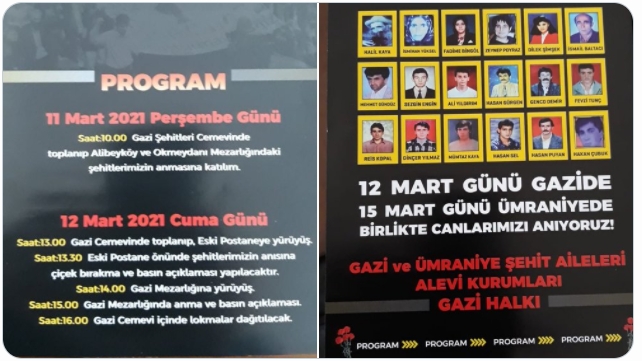 Gazi Katliamı’nda yaşamını yitiren Aleviler bugün mezarları başında anılacaklar