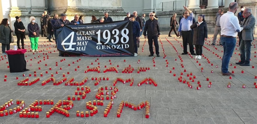 Dersim Soykırımı’nda yaşamını yitirenler için Viyana’da anma