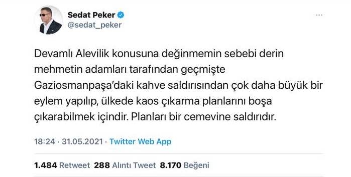 CHP’li Şeker, ‘Cemevine saldırı’ iddiasını yorumladı: Herkes uyanık olsun!